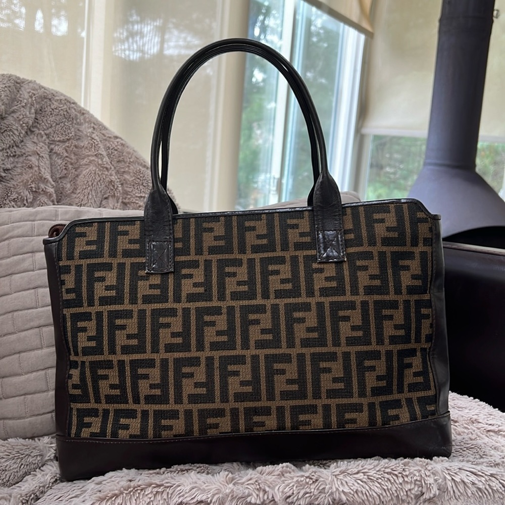 FENDI Vintage Zucca print TOTE in great condition - Picture 3 of 17